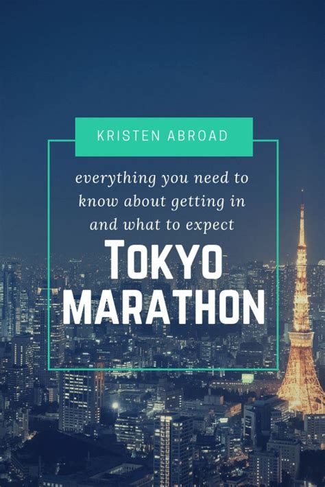 Tokyo Marathon:What To Expect When You Luckily Get In .